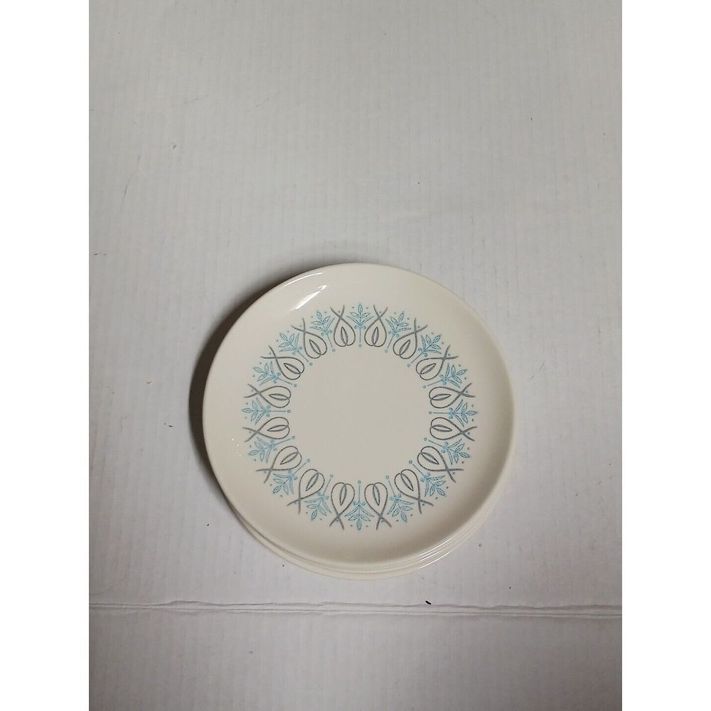 Vintage Taylor Smith Taylor Colorcraft Adagio 6" Bread Plates U‎ Get 4 Plates